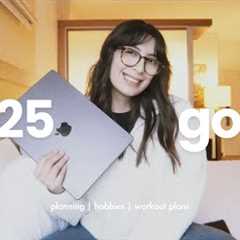 Plan With Me for 2025 ✨ yearly goals, finances, new hobbies, youtube & content planning with..