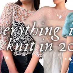 Everything I Knit in 2024 | Woozy By Céline