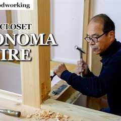 Super-Challenging Joinery | Tokonoma and Oshiire Installation [Season 3 – Part 14]