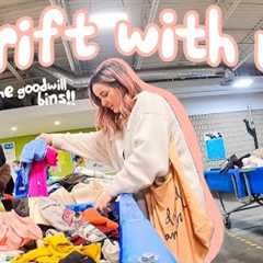 thrift with me at the GOODWILL BINS!