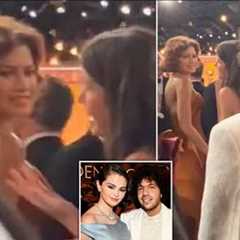 Zendaya's Priceless Reaction to Selena Gomez's Fiancé Benny Blanco at the Golden Globes Goes Viral!