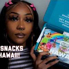 TRYING SNACKS FROM HAWAII! | SNACK CRATE SUBSCRIPTION BOX | BABY GLOW