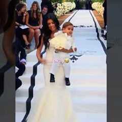 kourtney kardashian almost falls at khloe’s wedding omg 😭 #kardashians