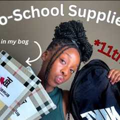 BACK-TO-SCHOOL SUPPLIES HAUL+ what’s in my bag | 11th grade edition