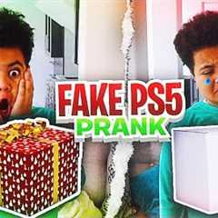 Kid Gets Surprised with Fake 2020 PS5 For Christmas PRANK! *HE FREAKED OUT*