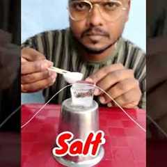 ice and thread easy science || Telugu Experiments