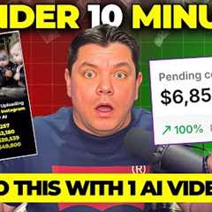 This ONE AI Video Made Me $6,854 – Do This to Make Money Online 2025