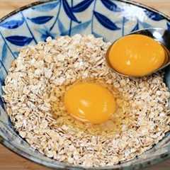 If you have 1 cup of oats and 2 eggs, make this 5 minutes recipe for breakfast