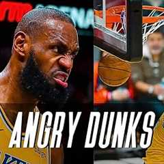 LeBron James ANGRY DUNKS From 2023-2024 NBA Season