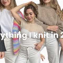 Everything I Knit in 2024 (my 1st year of knitting!)