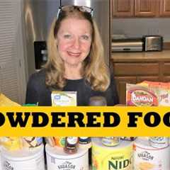 Powdered Foods To Stockpile...Prepping Food Storage