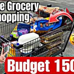 Budget Friendly Grocery shopping at Aldi feeding my family of 6 on $150.00 #aldi #groceryshopping