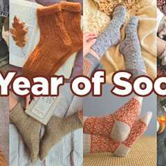 12 Sock Knitting Patterns to Knit Every Month of the Year!