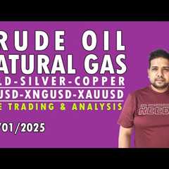 Live Commodity Trading: Crude Oil, Natural Gas, Gold, Silver - Futures & Options Analysis | 16..