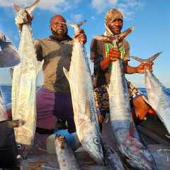 offshore fishing trip in the middle of the deep catching giant Wahoo and kingfish and this happened