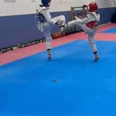 FIGHT with E-GEAR - Hit the right spot and get a SWISH #trending #shorts #taekwondo #tkd #mma