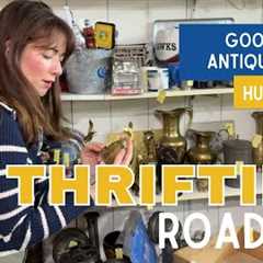 THRIFTING ROAD TRIP! | Shopping Goodwill, Antique Malls | Huge Haul