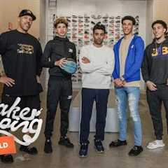 The Ball Family Goes Sneaker Shopping With Complex