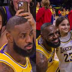 LeBron Shows LOVE to a Young Fan After the Game ❤️