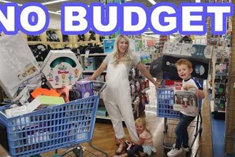 NO BUDGET BABY SHOPPING SPREE!