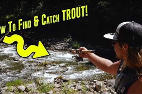 How To Catch TROUT In Creeks, Rivers, Or Streams. | Trout Fishing Tips For SUCCESS!