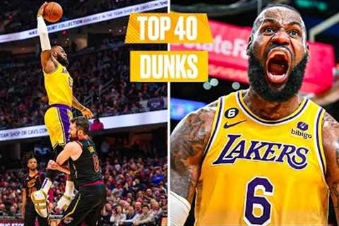 LeBron James - Top 40 LA Lakers Dunks 🔥