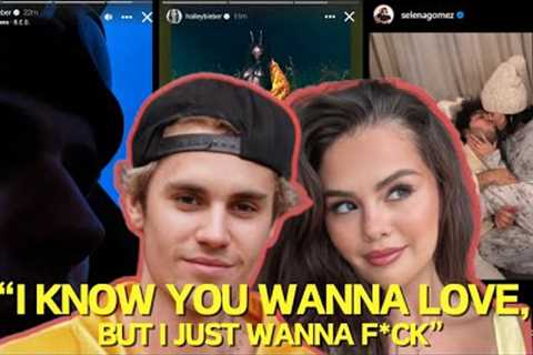 Justin Bieber and Hailey threw shade on Instagram, and Selena Gomez joined in with a jab
