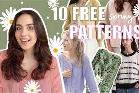 10 Free Knitting Patterns For Spring | Woozy by Céline