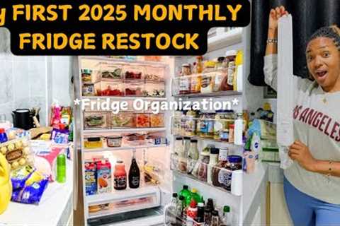 GOODBYE VLOG: MY FIRST GROCERY SHOPPING 2025🛒| FRIDGE RESTOCK #groceryshopping2025 #perrymwaura