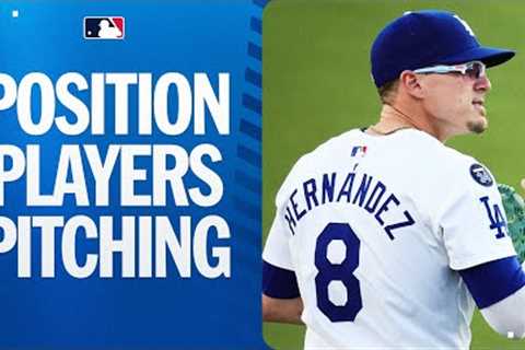 15 minutes of POSITION PLAYERS PITCHING in 2024!