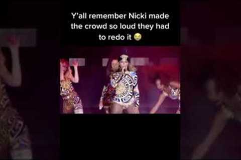 When Nicki Made The Crowd Extremely Loud tiktok friedpussylips  When Nicki Made The Crowd Extremely