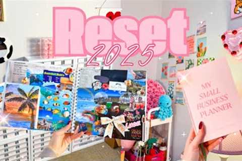 LET’S RESET MY LIFE + BUSINESS FOR 2025 // hobbies, healthy habits, 2024 reflections