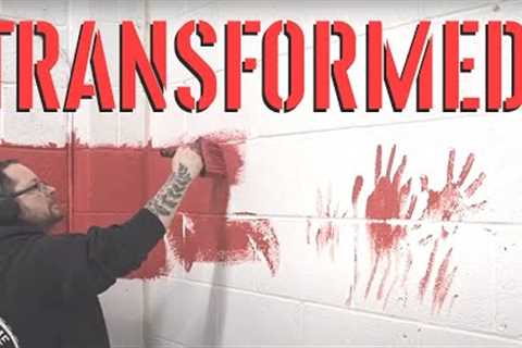 Painting masonry walls in the workshop! Workshop build episode 3 - Paint and theming.