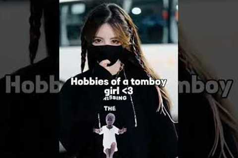 Hobbies of a tomboy girl 🖤🔗 #aesthetic #status #shorts