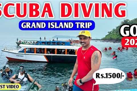 Scuba Diving in Goa 2025 | Drone View | Grand Island Trip | Watersports in Goa | Goa Vlog