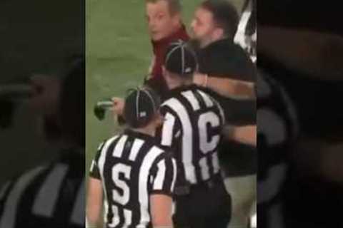 South Carolina coach almost gets into a fight with opposing coach! 😱😱 #fight #espn #highlights