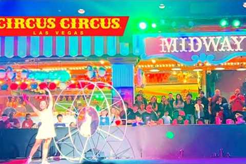 Circus Circus Las Vegas Wheel Act I Las Vegas Free Shows I German Wheel Circus I Free Circus Acts I