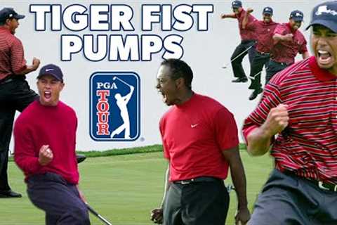 All the BEST Tiger Woods fist pumps!