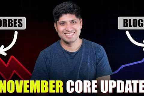 Google November Core Update | Reputation Abuse Update Coverage