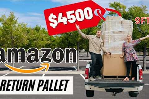 Our BIGGEST Amazon Returns Pallet Ever - Unboxing $4500 in MYSTERY Items!