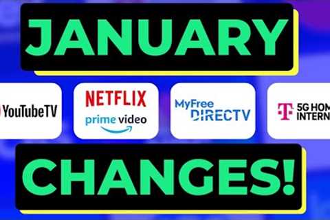 Big Streaming TV Changes for January 2025!