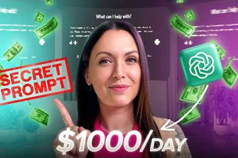 $1000 per Day using ChatGPT (Full Step-by-Step Tutorial)