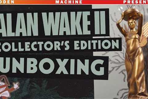 Alan Wake 2 Collector's Edition Unboxing