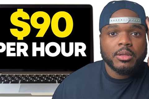 Easiest Work From Home Job for Beginners ($90/Hour) Make Money Online