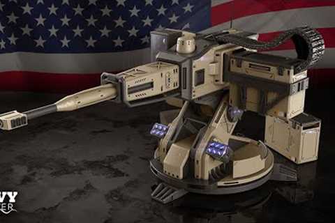 US Army Tests New Powerful Chain Gun 2025!