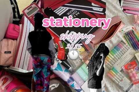 STATIONERY SHOPPING &amp; haul 2025🤍 | south African YouTuber🎀