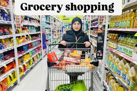 Grocery Shopping Vlog: My Weekly Essentials#food #edmonton #canada #shopping