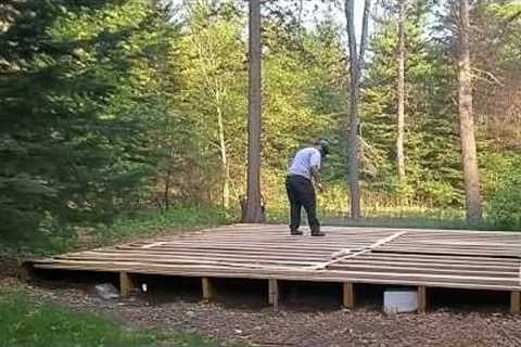 Couple Builds OFF-GRID CABIN in the FOREST | Start to Finish by @OffgridwithJayandJen