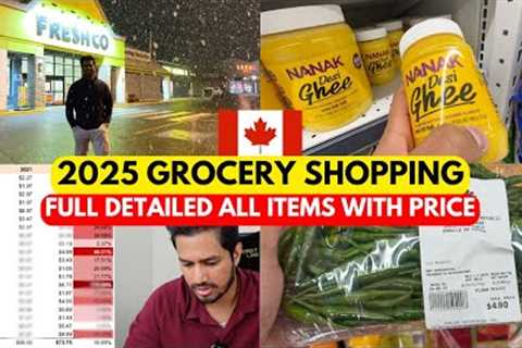 2025 GROCERY SHOPPING INTERNATIONAL STUDENTS 🇨🇦 KE LIYE AFFORDABLE SHOPPING GUIDE | HINDI 🇨🇦