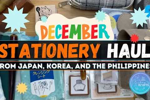 Stationery Haul: December 2024 | #stationery #washitape #stamps #fountainpeninks #fountainpen